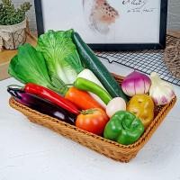 ราคา โมเดลชุดจานผักและผลไม้ปลอมจำลองพลาสติกของเล่นเด็กอนุบาลอุปกรณ์ประกอบฉากถ่ายภาพของตกแต่งห้องตัวอย่าง (20537310338)