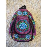 ราคา เลือกลาย กระเป๋าเป้ กระเป๋านักเรียน ผ้าปัก Thai Hmong Shoulder School Backpack (16663789677)