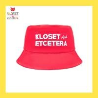 ราคา Kloset Etcetera Red Love Bucket Hat หมวกบักเก็ตสีแดงปัก (21385675364)