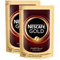 ราคา Nescafe Gold Blend Instant Coffee เนสกาแฟ โกลด์ เบลนด์ กาแฟสำเร็จรูป 100g x 2ถุง (927272507)