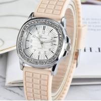 ราคา นาฬิกาแบรนด์ Geneva งานแท้ นาฬิกาผู้หญิง สายซิลิโคนอย่างดี ระบบอนาล๊อค (21147532488)