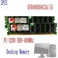 ราคา 2GB 2X1GB PC3200 DDR 400Mhz 184PIN DIMM RAM หน่วยความจำสำหรับเดสก์ท็อป KVR400X64C3A 1G (18672642976)