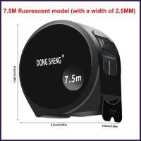 ราคา ตลับเมตร 5 7 5 10เมตร ตลับเมตรพกพา ตลับเมตร5เมตร วัสดุเคลือบดำ มีตัวล็อค รุ่นเรืองแสง (20916543347)