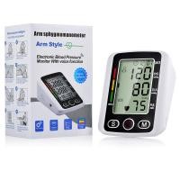 ราคา เครื่องวัดความดันโลหิตแบบดิจิตอลต้นแขนเครื่องวัดความดันโลหิตที่ต้นแขนหน้าจอ LCD ข้อมือการวัดทางการแพทย์ BP อัตราชีพจรเครื่องวัดความดันโลหิตสำหรับบ้าน (21223806602)