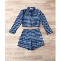 ราคา ชุดset 2 ชิ้น ชุดเสื้อแขนยาว ลายชิโนริ ชุดกางเกงขาสั้น (11100672239)