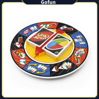 ราคา UNO Spin Card Board Game เหรียญพลาสติก ภาษาอังกฤษ บอร์ดเ For Family Party Game (21431473319)