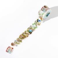 ราคา ENWEI 100 Pcs Happy Town Series Vintage Coffee Journal Stickers Washi Paper Sticker Paper Scrapbooking Material Scrapbook Kit (20209103360)