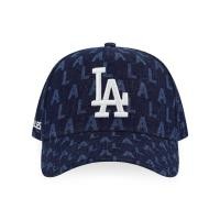 ราคา LOS ANGELES DODGERS ALL OVER DENIM MONOGRAM INDIGO DENIM 9FORTY AF CAP (21399422051)
