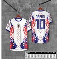 ราคา เสื้อฟุตบอลญี่ปุ่น เสื้อฟุตบอล japan พิมพ์ลายทั้งตัว JP 016 (21397889756)