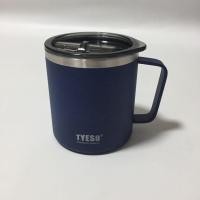 ราคา แก้วน้ำมีหู แก้วเก็บอุณหภูมิร้อน เย็น แก้วTYESOS แก้วมีหูจับ แก้วน้ำเก็บอุณหภูมิร้อน เย็น ขนาด400ml แก้วยกดื่ม มีฝาปิด แบบสไลด์ 304 (15353589336)