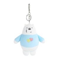 ราคา We Bare Bears Keychain Cartoon Cute Plush Toys Keyring Bag Pendant Dolls Anime Key Chain GIfts (17817202948)