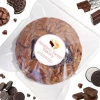 ราคา ขั้นต่ำ5ชิ้นคละได้ทั้งร้าน คุ้กกี้บราวนี่ช็อคโกแล็ต ดาร์กช็อคแท้เข้มข้น Chocolate Brownie Cookies (21195874057)