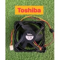 ราคา พัดลมตู้เย็น Toshiba 12 v 0 16A ขนาด 4 อะไหล่ตู้เย็น แท้ ถอด (21364184777)