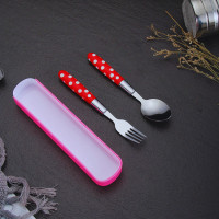 ราคา ชุดช้อน ชุดช้อนลายจุด ชุดช้อนซ้อมพกพา ช้อน ซ้อม ตะเกียบ ช้อนซ้อม ช้อนซ้อมพกพา พร้อมส่ง (20944982509)