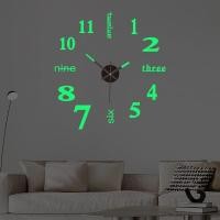 ราคา นาฬิกาติดผนังขนาดใหญ่ Diy ไร้กรอบสำหรับตกแต่งห้องนั่งเล่นทันสมัยพิเศษนาฬิกาแขวนผนังขนาดใหญ่สติกเกอร์สำหรับบ้านห้องครัวห้องนอนในร่มชุดนาฬิกาผนังเงียบขนาดยักษ์สำหรับตกแต่งบ้านสำนักงาน (20977382409)
