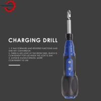 ราคา พร้อม Anti slip Handle Big Torque Mini Electric Screwdriver USB Charging Drill (21256270957)