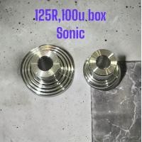 ราคา บูทล้อหน้าแต่ง อัลลอย สีเงิน คู่ บู๊ชแกนล้อหน้า pcx wave sonic 100 05ยูบ้อก wave125i (21311330048)