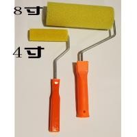 ราคา แปรงลูกกลิ้งสำหรับผนังภายนอกแปรงลูกกลิ้งทาสีแบบยืดหยุ่นแปรงลูกกลิ้งติดกระเบื้อง4นิ้ว8นิ้วแปรงทาสีแบบไดอะตอมสำหรับศิลปะด้ามจับดอกไม้เล็กๆ (20508474609)