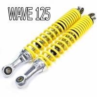 ราคา โช๊คหลังเดิมเวฟ สปริงพร้อมแกนโช๊คหลังมอเตอร์ไซค์ โช๊คหลังเดิม รุ่น WAVE 125 125R 125S 110I โช๊คหลังขนาดเดิม WAVE จำหน่ายเป็นคู่ อะไหล่เวฟ ของแต่ง (6639486724)