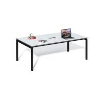 ราคา INDEX LIVING MALL โต๊ะประชุม รุ่นจอยน์ ขนาด 240 ซม สีขาว ดำ (17523928159)