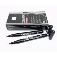 ราคา EK853 Artline ปากกาเขียนแผ่นใส ชนิดหัวเข็ม สีดำ น้ำเงิน (15605769722)