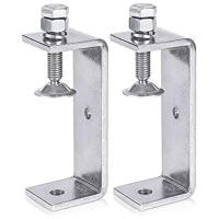 ราคา Metal Clamp Heavy Duty Clamp C Clamp Woodworking Clamp with Wide Jaw Openings 2PCS (19736303232)