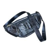 ราคา กระเป๋าคาดเอว กระเป๋าคาดอก หนังจระเข้แท้ ต่อกัน มีเอกลักษณ์ ไม่เหมือนใคร สะพายแบบคาดเอวหรือคาดอกครอสบอดี้ได้ สายสะพายปรับสเต็บได้ (18502764148)