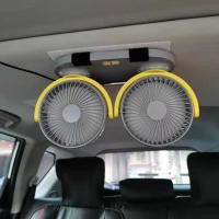 ราคา พัดลมติดรถยนต์12V24V พัดลมติดเพดานแบบแขวนสำหรับรถบรรทุกพลังงานลมขนาดใหญ่พัดลมใช้ในรถยนต์ขนาดเล็กทำความเย็นเสียงเงียบแรงสูง (14993749802)