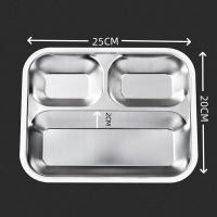 ราคา ถาดหลุมสแตนเลส มีฝาปิด กล่องข้าว ถาดหลุม ไม่เป็นสนิม (21288601160)