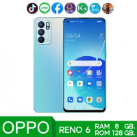 ราคา OPPO RENO 6 5G แรม 8 รอม 128 GB จอ 6 43 นิ้ว ฟรีเคสใสและติดฟิล์มกระจกให้ฟรี รับประกันสินค้า 1 ปี (21388237229)