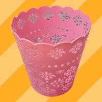 ราคา ถังขยะกลม ถังขยะ ลายฉลุ ตะกร้า ตะกร้าใส่ของ (18345175958)