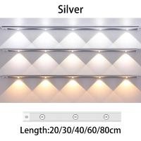 ราคา Pzsunly ไฟตู้ USB ชาร์จไฟ ไฟเซนเซอร์ LED เคลื่อนไหวสำหรับห้องครัวตู้เสื้อผ้าไฟตู้20ซม 30ซม 40ซม 60ซม 80ซม (21170789206)