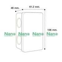 ราคา nano บล็อคพักสายไฟ กล่องพักสาย รูมิล ขนาด 2 4 4 4 (19786528410)