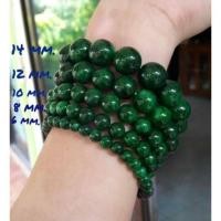 ราคา สร้อยข้อมือหยกเขียวมรกตหยกพม่าแท้ (14296128167)
