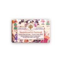ราคา Wavertree London Luxury Soap Sandalwood สบู่ออร์แกนิค กลิ่นหอมอบอุ่นของไม้จันทร์หอม และไม้พิมเสน 200g (2942458319)