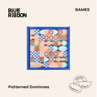 ราคา Blue Ribbon Toys เกมโดมิโน่ไม้ต่อลวดลาย (19867007997)