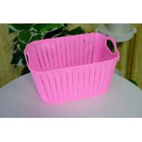 ราคา ตะกร้า ตะกร้าพลาสติก ตะกร้าอเนกประสงค์ ทรงสูง ลายหวาย มี3สีให้เลือก (17437930309)