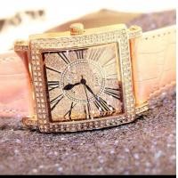 ราคา นาฬิกาข้อมือแฟชั่นผู้หญิงสายหนังหน้าปัดล้อมเพชรขอบพิงค์โกลด์ถ่ายรูปจากงานตัวจริงของมีพร้อมส่งกันน้ำได้ 70 มีกล่องโบว์แถมให้ฟรีทุกออเดอร์มีของแถมให้ด้วยจ้า (15180473358)
