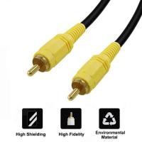 ราคา สาย AV Video Stereo Audio RCA สายสัญญาณภาพ 1 1 602A ยาว1 8 3 5 10เมตร (20311511009)