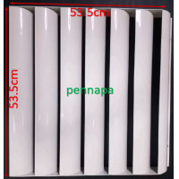 ราคา กริลแอร์แผ่นปรับทิศทางลม แอร์บ้าน คอนโด คอยล์ร้อนแอร์ บังลม กริลแอร์ ขนาด วัดขอบใน 53 5 cm X 53 5 cm (21317773518)