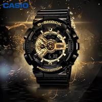ราคา ST200 นาฬิกา Casio G Shock รุ่น GA 110 1B นาฬิกาผู้ชายสายเรซิ่นสีดำ รุ่น Blackhawk ตัวขายดี (20480649257)