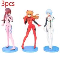 ราคา โมเดลของเล่นตุ๊กตาขยับแขนขาได้พีวีซีรูปตัวการ์ตูนชิ้น เซ็ต3ชิ้นรุ่น Ayanami Rei Asuka Langley Soryu makinami (21358191172)