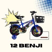 ราคา จักรยานเด็ก จักรยานเด็กผู้ชาย 12 นิ้ว ทรงBMX ฝาครอบล้อลายการ์ตูน ยางเติมลมได้ BENJI (19523634787)