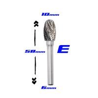 ราคา ดอกเจียรคาร์ไบด์ 6x10mm ดอกเจียรเหล็ก เจียรสแตนเลส ดอกคาร์ไบด์ ขนาด แกน 6 mm หัว 10 mm มีให้เลือก 10 แบบ (20047106506)