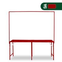 ราคา โต๊ะพับเหล็ก โต๊ะพับพร้อมโครง โต๊ะขายของมีที่แขวน 180ซม โต๊ะวางของ โครงเหล็กแขวนป้าย (21307015316)