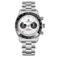 ราคา PAGANI DESIGN นาฬิกาควอตซ์สำหรับผู้ชายกระจกแซฟไฟร์กระจกกันน้ำสไตล์วินเทจมีวันBB แพนด้าดีไซน์ใหม่ปี10Bar (13298209401)