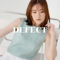 ราคา DEFECT SALE สินค้าไม่ผ่าน QC โปรดอ่านเงื่อนไขก่อนการสั่งซื้อสินค้า ตำหนิผ้าเปื้อน Lala crop top (21429242590)