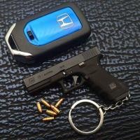 ราคา PGJ พวงกุญแจแฮนด์เมด พวงกุญแจแคร์แบร์ Keychains 1 3โลหะผสมจักรวรรดิโยนเปลือก Glock17ปืนรุ่นโลหะจำลองถอดของเล่นปืนมินิพวงกุญแจ 1k0L พวงกุญแจเท่ๆ (16667829497)