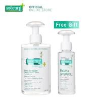 ราคา Free travel Size Smooth E Extra Sensitive Makeup Cleansing Water 300ML คลีนซิ่ง ล้างเครื่องสำอางค์ สิวอุดตัน สมูทอี (10159178916)