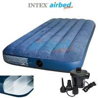 ราคา Intex ที่นอนเป่าลม 3 5 ฟุต ทวิน 0 99x1 91x0 22 ม รุ่น 68757 64732 ที่สูบลมไฟฟ้า (694462173)